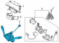 OEM 2020 Hyundai Sonata Switch Assembly-Multifunction Diagram - 934A2-L1050