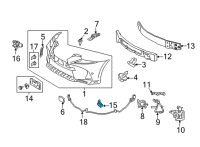 OEM 2021 Lexus IS350 Thermistor Assy Diagram - 88790-53010