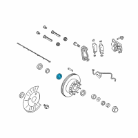 OEM 2016 Ford F-350 Super Duty Wheel Bearing Race Diagram - 8C3Z-1202-A