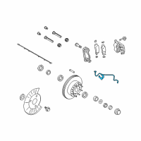 OEM 2015 Ford F-350 Super Duty Brake Hose Diagram - DC3Z-2078-J