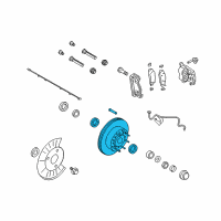 OEM 2018 Ford F-350 Super Duty Rotor Diagram - HC3Z-1102-J