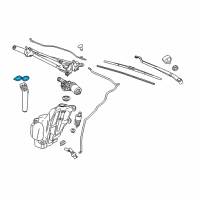 OEM 2017 Chevrolet Corvette Filler Pipe Cap Diagram - 13227300