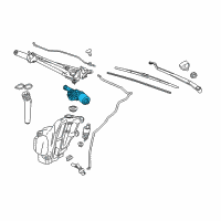 OEM Buick LaCrosse MOTOR ASM-WSW Diagram - 84053576