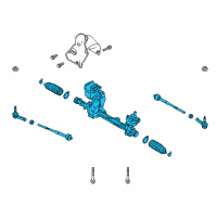 OEM Lincoln MKS Gear Assembly Diagram - DG1Z-3504-F