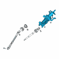 OEM 2022 Ford Police Interceptor Utility COLUMN ASY - STEERING Diagram - N1MZ-3C529-A