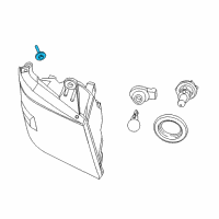 OEM 2015 Dodge Dart Screw-HEXAGON Head Diagram - 6508680AA