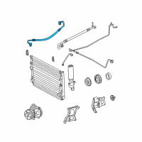 OEM 1999 Toyota Tacoma Discharge Hose Diagram - 88711-04060