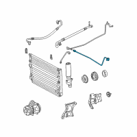 OEM 2002 Toyota Tacoma AC Line Diagram - 88716-04280