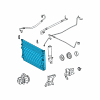 OEM 2002 Toyota Tacoma Condenser Diagram - 88461-04030