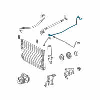 OEM 2004 Toyota Tacoma AC Line Diagram - 88716-04270