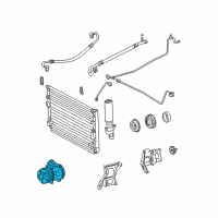 OEM 1997 Toyota Tacoma Compressor Diagram - 88320-35540-84