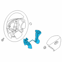 OEM 2019 Nissan Pathfinder Switch Assy-Steering Diagram - 25550-3KA2A