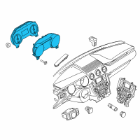 OEM 2017 Ford Mustang Cluster Assembly Diagram - FR3Z-10849-EA