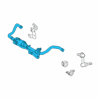 OEM 2008 Lexus LS600h Actuator Assy, Front Active Stabilizer Control Diagram - 48860-50010