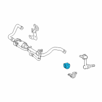 OEM 2009 Lexus LS600h Bush, STABILIZER Diagram - 48815-50230