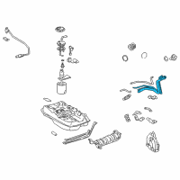 OEM 2007 Toyota Solara Filler Neck Diagram - 77201-06150