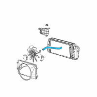 OEM 2001 Ford Expedition Upper Hose Diagram - F65Z-8260-BA