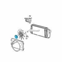 OEM 1997 Ford F-250 Fan Clutch Diagram - F65Z-8A616-CA