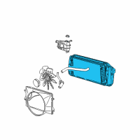 OEM Ford Expedition Radiator Assembly Diagram - XL1Z-8005-AA