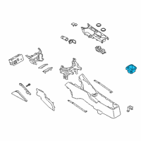 OEM Scion Rear Compartment Diagram - 58917-WB001