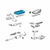 OEM 2005 Toyota Tacoma Intake Manifold Diagram - 17101-0P011