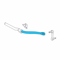 OEM Lincoln LS Stabilizer Bar Diagram - 3W4Z-5482-CA