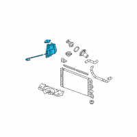 OEM 2011 Chevrolet Impala Coolant Reservoir Diagram - 20917049