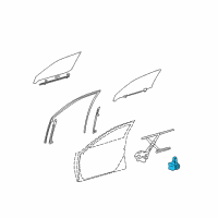 OEM Lexus LS600h Motor Assy, Power Window Regulator Diagram - 85720-50104
