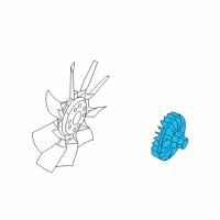 OEM Jeep Liberty Drive-Fan Diagram - 68088545AA