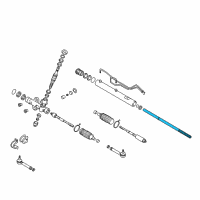 OEM Kia Sedona Rack Bar Diagram - 0K52Y32119