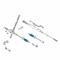 OEM Kia Sorento Seal-Rack Diagram - 0K55232125