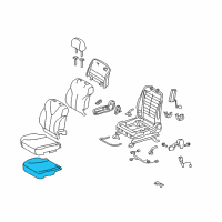 OEM 2008 Toyota Camry Seat Cushion Pad Diagram - 71511-06240