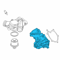 OEM BMW Water Pump Diagram - 11-51-1-407-113