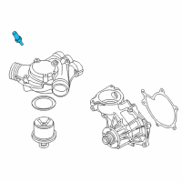 OEM 1997 BMW M3 Double Temperature Switch Diagram - 13-62-1-703-993
