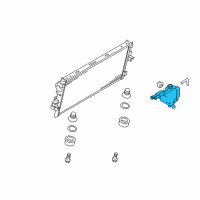 OEM 2014 Ford F-350 Super Duty Reservoir Diagram - BC3Z-8A080-AA