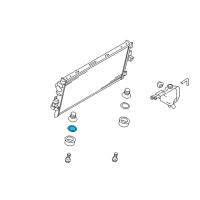 OEM 2015 Ford F-350 Super Duty Thermostat O-Ring Diagram - BC3Z-00815-B