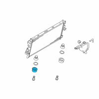 OEM 2013 Ford F-350 Super Duty Water Outlet Diagram - BC3Z-8592-C