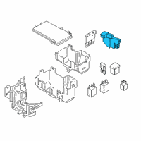 OEM 2017 Ford Police Interceptor Utility Maxi Fuse Diagram - DG9Z-14526-BA