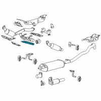 OEM 2007 Lincoln Navigator Exhaust Heat Shield Diagram - 7L1Z5G263A