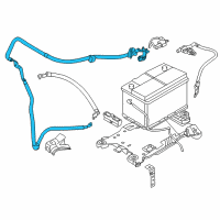 OEM BMW X2 Battery Cable/Cable Starter Diagram - 12-42-8-677-250