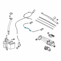 OEM Toyota Washer Hose Diagram - 90069-16009