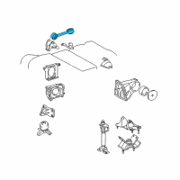 OEM 1999 Lexus ES300 Rod, Engine Moving Control Diagram - 12363-20020