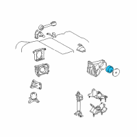 OEM 2001 Toyota Solara Rear Mount Diagram - 12371-0A020