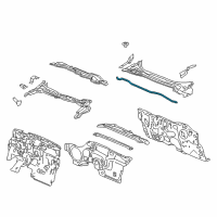 OEM 2016 Honda HR-V Rub, RR. Hood Seal Diagram - 74143-T7A-003