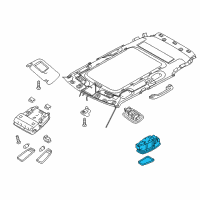 OEM Kia Lamp Assembly-Rear PERSO Diagram - 92861B2000BF3