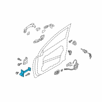 OEM 2014 Hyundai Sonata Checker Assembly-Front Door, LH Diagram - 79380-3S000