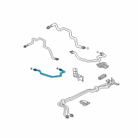 OEM 2008 Honda Pilot Pipe B, RR. Receiver Diagram - 80344-S3V-A50