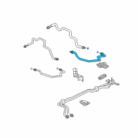 OEM 2006 Honda Pilot Pipe B, Rear Suction Diagram - 80313-S3V-A50