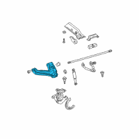 OEM GMC K1500 Front Lower Control Arm Kit Diagram - 15665553