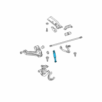 OEM 2000 GMC C2500 Front Shock Absorber Diagram - 22064333